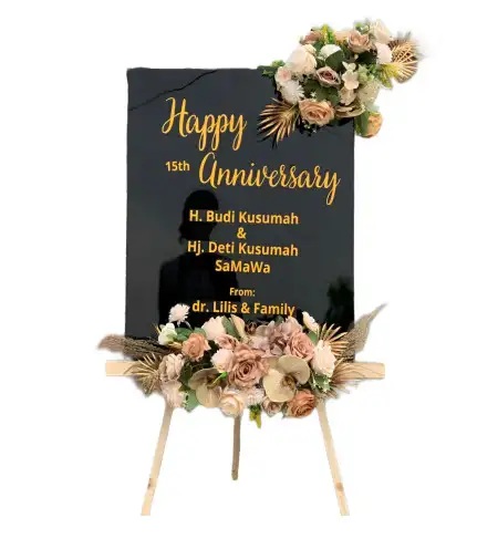 Papan Bunga Akrilik Plerean